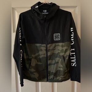 Boys Salty Crew wind breaker/rain jacket